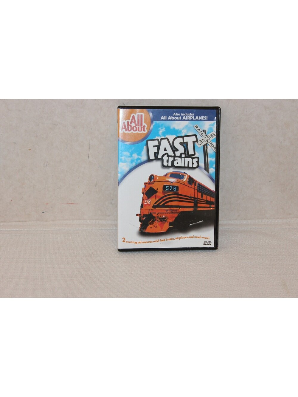 All About Fast Trains and Airplanes Kids Educational DVD 2 Adventures